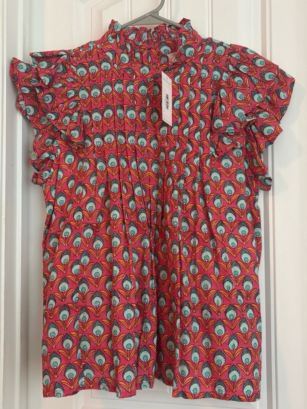 Victoria Dunn Jasmine Blouse, Sz L, NWT